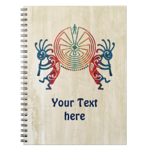 KOKOPELLI / MAN IN DE MAZE + uw ideeën Notitieboek