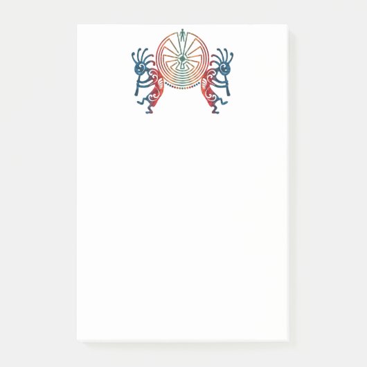 KOKOPELLI / MAN IN DE MAZE + uw ideeën Post-it® Notes (Voorkant)