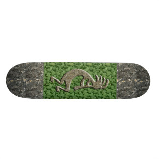 Kokopelli - Marble & Green Rock patroon. Skateboard