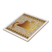 Kokopelli Mesa & Cactus Set #1 Tegeltje (Zijkant)