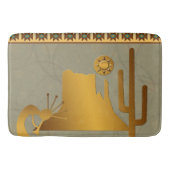 Kokopelli Mesa & Cactus Set #2 Badmat (Voorkant)