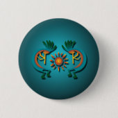 Kokopelli met Sun Button (Voorkant)