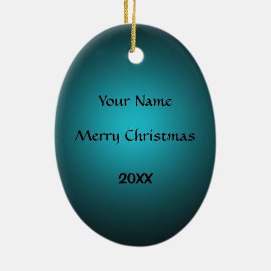 Kokopelli met Sun Custom Kerstversier Keramisch Ornament (Achterkant)