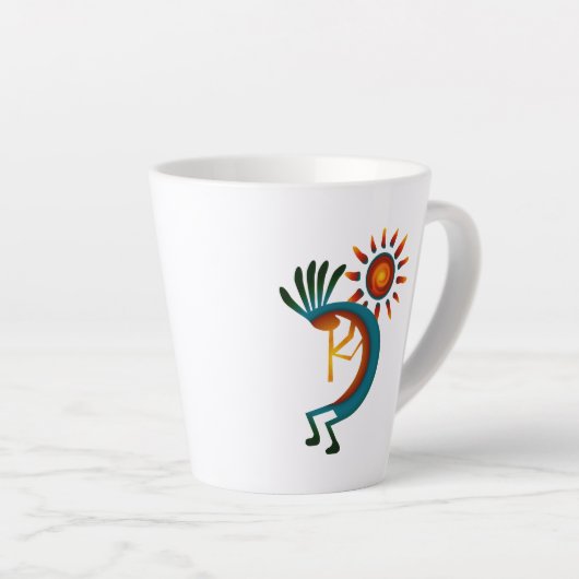 Kokopelli met Sun Latte Mok (Rechterhoek)