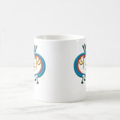 Kokopelli met Sun Southwest-Mok Koffiemok (Center)