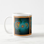 Kokopelli met Sun Southwest Sjabloon Mok (Links)