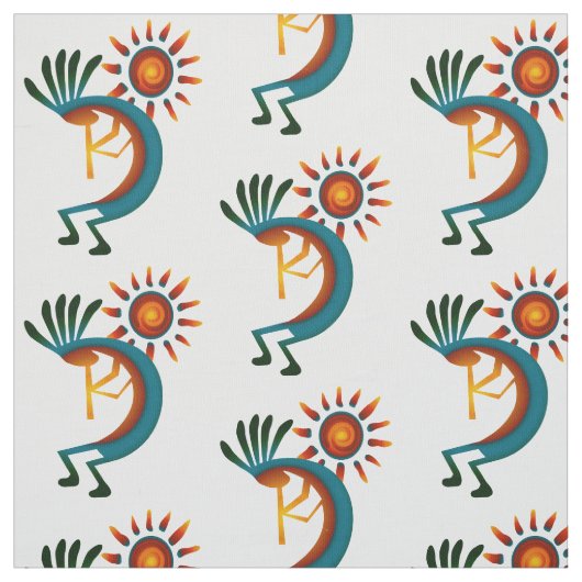Kokopelli met Sun Stof (Swatch)