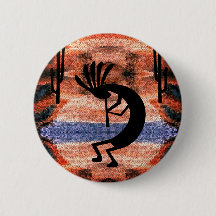 Kokopelli Mobasisch woestijnlandschap