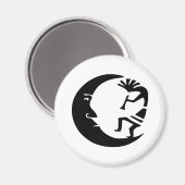 Kokopelli Moon Magneet (Voorkant / Achterkant)