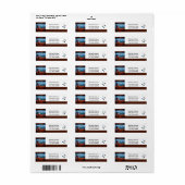 Kokopelli Music Return Address Label (Full Sheet)