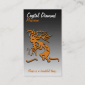 Kokopelli Musician Visitekaartje (Voorkant)