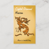 Kokopelli Musician Visitekaartje (Voorkant)