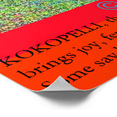 KOKOPELLI MYSTICAL RED GRENDER POSTER (Hoek)