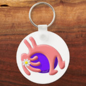 Kokopelli Native American Pilates Sleutelhanger (Voorkant)