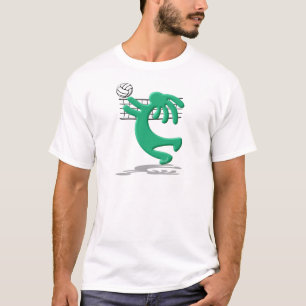 Kokopelli Native American Volleyball T-shirt