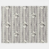 Kokopelli - Native Amerikaans naadloos patroon 1 Fleece Deken (Voorkant (Horizontaal))