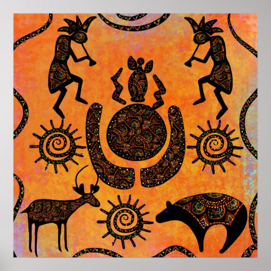KOKOPELLI POSTER (Voorkant)