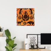 KOKOPELLI POSTER (Thuiskantoor)