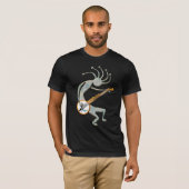 Kokopelli Rocking uit! T-shirt (Voorkant volledig)