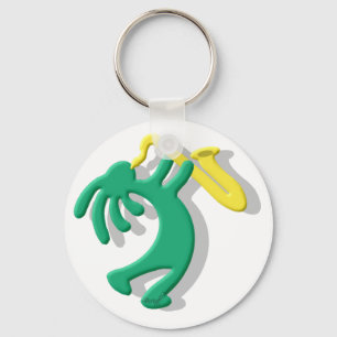 Kokopelli Saxophone Sleutelhanger