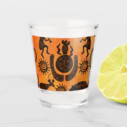 KOKOPELLI SHOT GLAS (Voorkant)