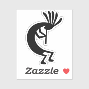 Kokopelli Silhouette Crafting 2" Vinyl Sticker