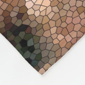 Kokopelli Southwest Desert Mosaic Medium Fleece Deken (Hoek)