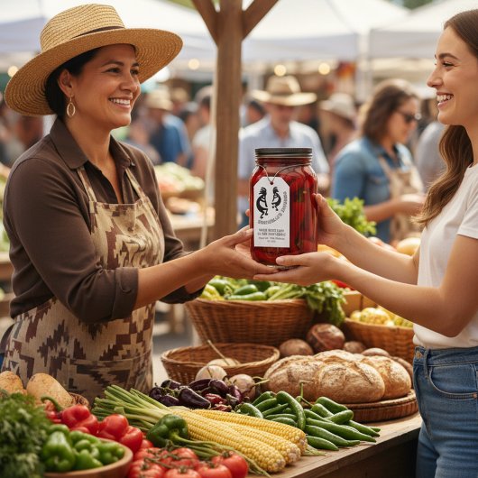 Kokopelli Southwestern Custom Small Business Cadeaulabel