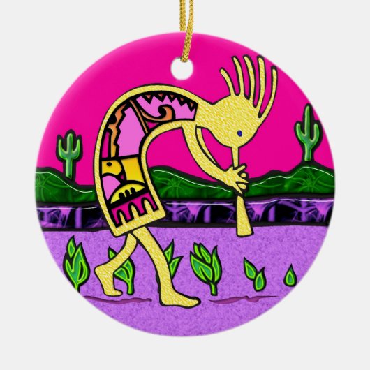 Kokopelli Succes Ornament (Voorkant)