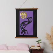 Kokopelli, Sud-Ouest, accrochant la tapisserie (Chambre à coucher)