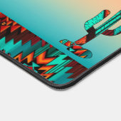 Kokopelli Sud-Ouest Et Cactus (Coin)