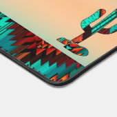Kokopelli Sud-Ouest Et Cactus Desk Mat (Coin)