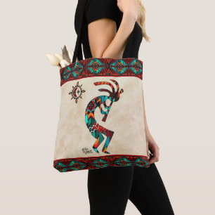 Kokopelli Sud-Ouest Et Sac fourre-tout Soleil