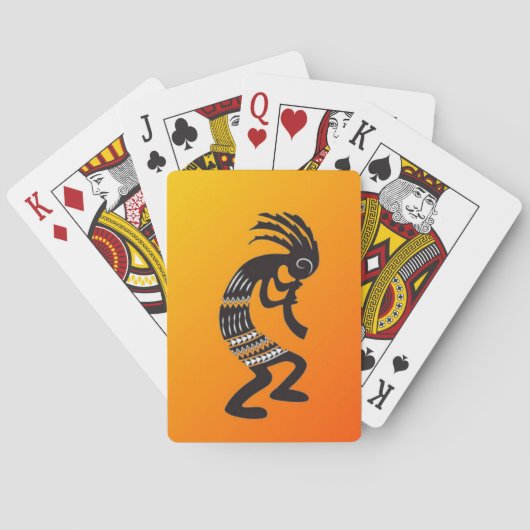 Kokopelli Symbool Speelkaarten (Achterkant)