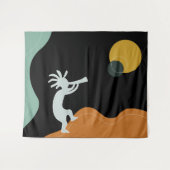 Kokopelli Tapestry Wandkleed (Voorkant (horizontaal))