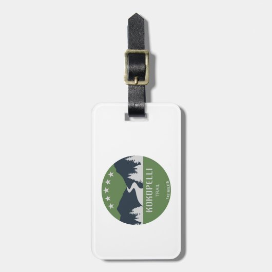 Kokopelli Trail Bagagelabel (Voorkant verticaal)