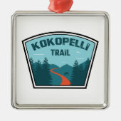 Kokopelli Trail Metalen Ornament (Voorkant)