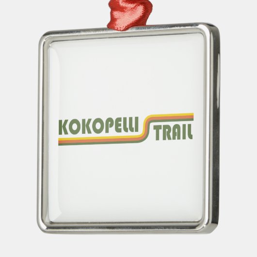 Kokopelli Trail Metalen Ornament (Links)
