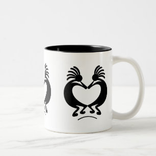 Kokopelli Tweekleurige Koffiemok