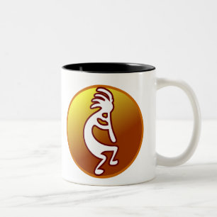Kokopelli Tweekleurige Koffiemok