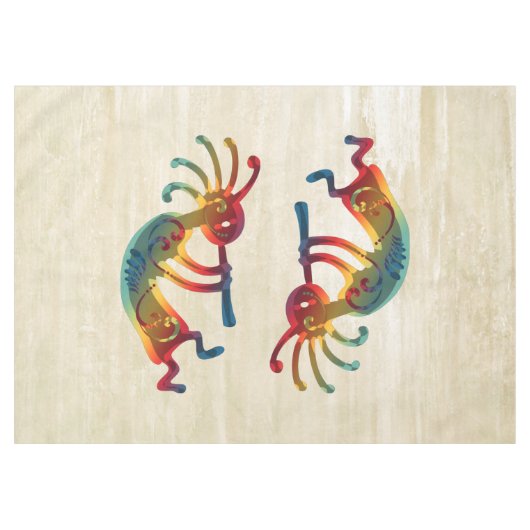 KOKOPELLI-versieringen en uw ideeën Tafelkleed (Voorkant (Horizontaal))