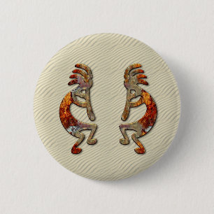 "Kokopelli's Fluit" Button