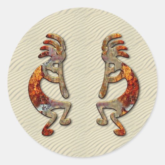 "Kokopelli's Fluit" Stickers (Voorkant)