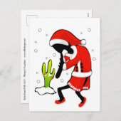 KokoSantaPelli Cactus Xmas Feestdagenkaart (Voorkant / Achterkant)