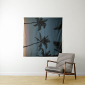 Kokosbomen silhouet wandkleed (In Situ (horizontaal))