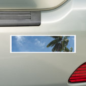Kokosboom Bumpersticker (Op auto)