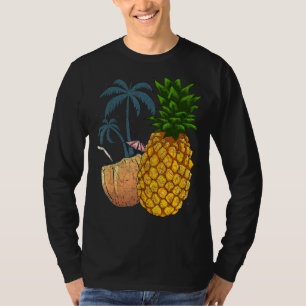 Kokosfruitpalmen Tropische zomervakantie T-shirt