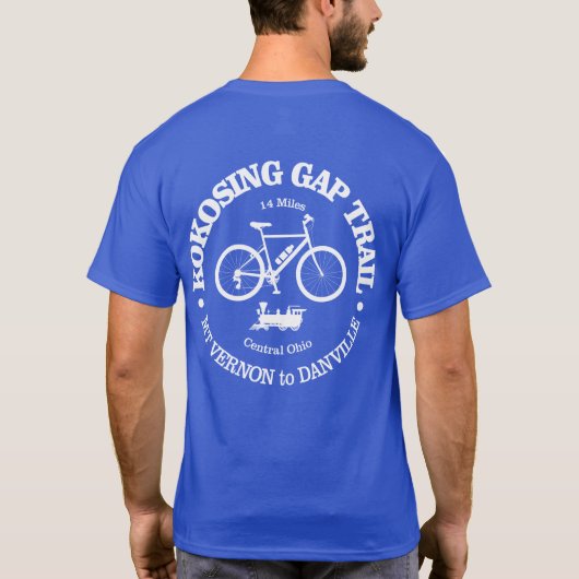 Kokosing Gap Trail (fietsen) T-shirt (Achterkant)