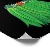 Kokosnoot BH GR Rokken Lei Bloemen Zomerfeest Haw Poster (Hoek)