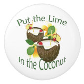 Kokosnoot Drink Tiki Bar deur knop (Voorkant)